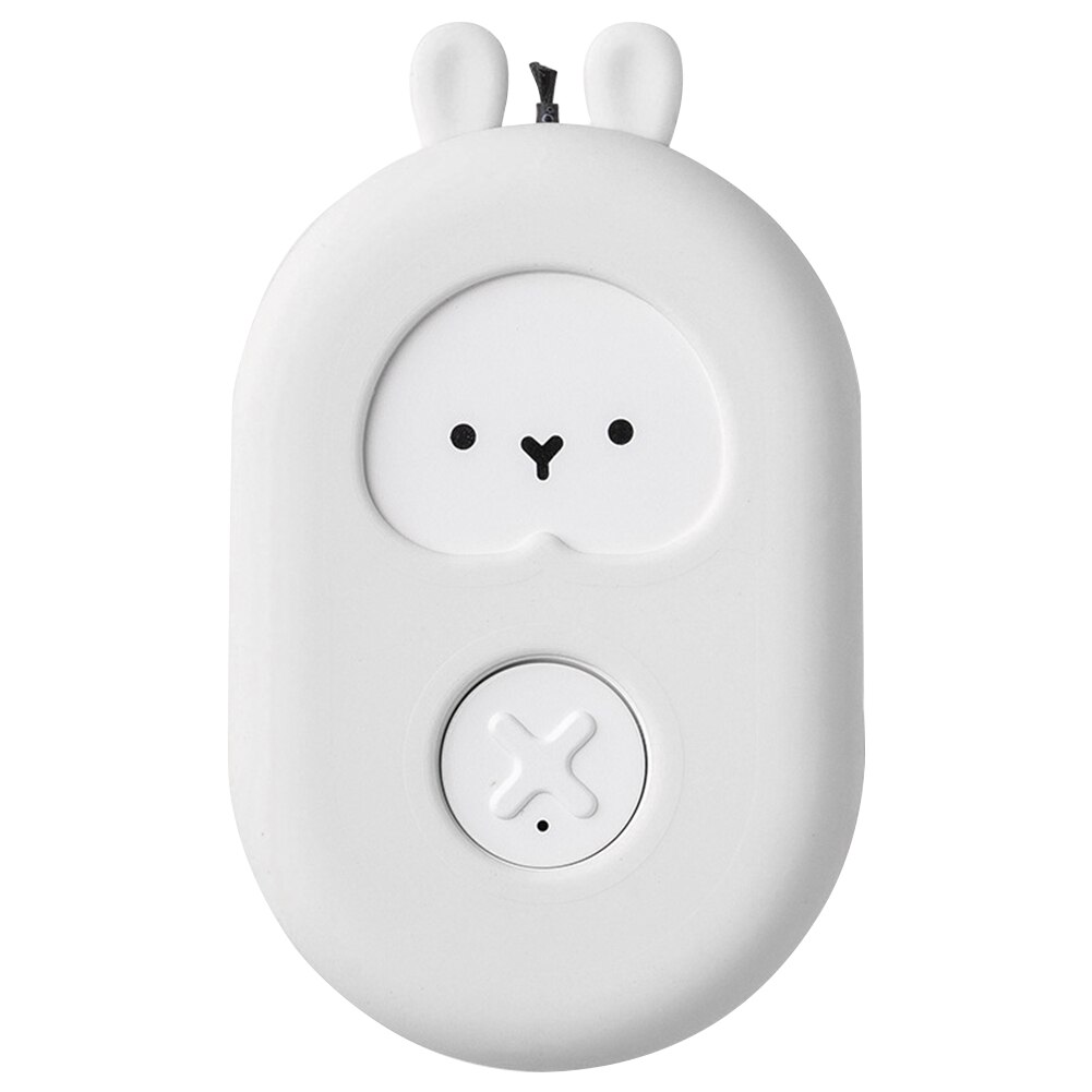 USB Rechargeable Air Purifier Portable Personal Wearable Necklace Negative Ionizer Anion Air Cleaner Air Freshener: Cute deer	