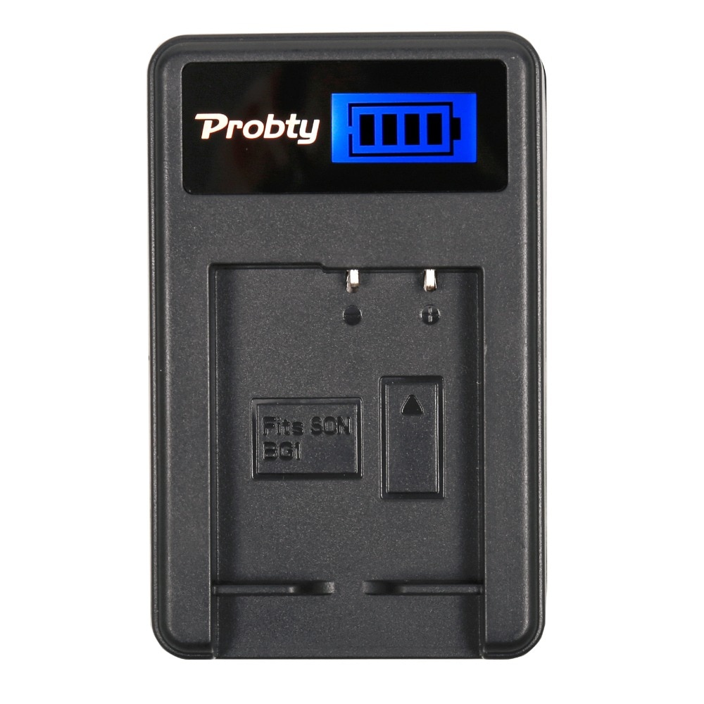 Probty NP-BG1 Battery + Charger For SONY DSC W300 W220 W210 W130 H10 H50 H70 W290 HX7 HX10 HX30 WX10 H55 HX9 T20 T100 W55 H7