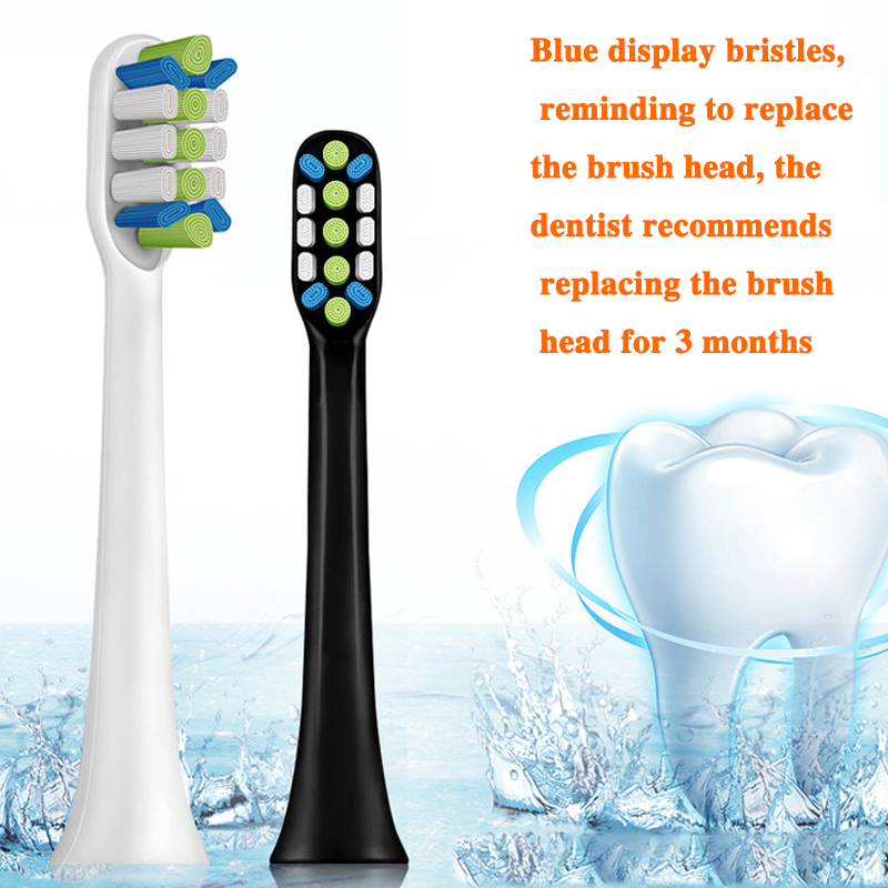 Verbond voor Xiaomi Mijia SOOCAS V1 V2 X3 X3U X5 D3 Elektrische Opzetborstels 3D Orale Whitening Hoge dichtheid Vervanging hoofden