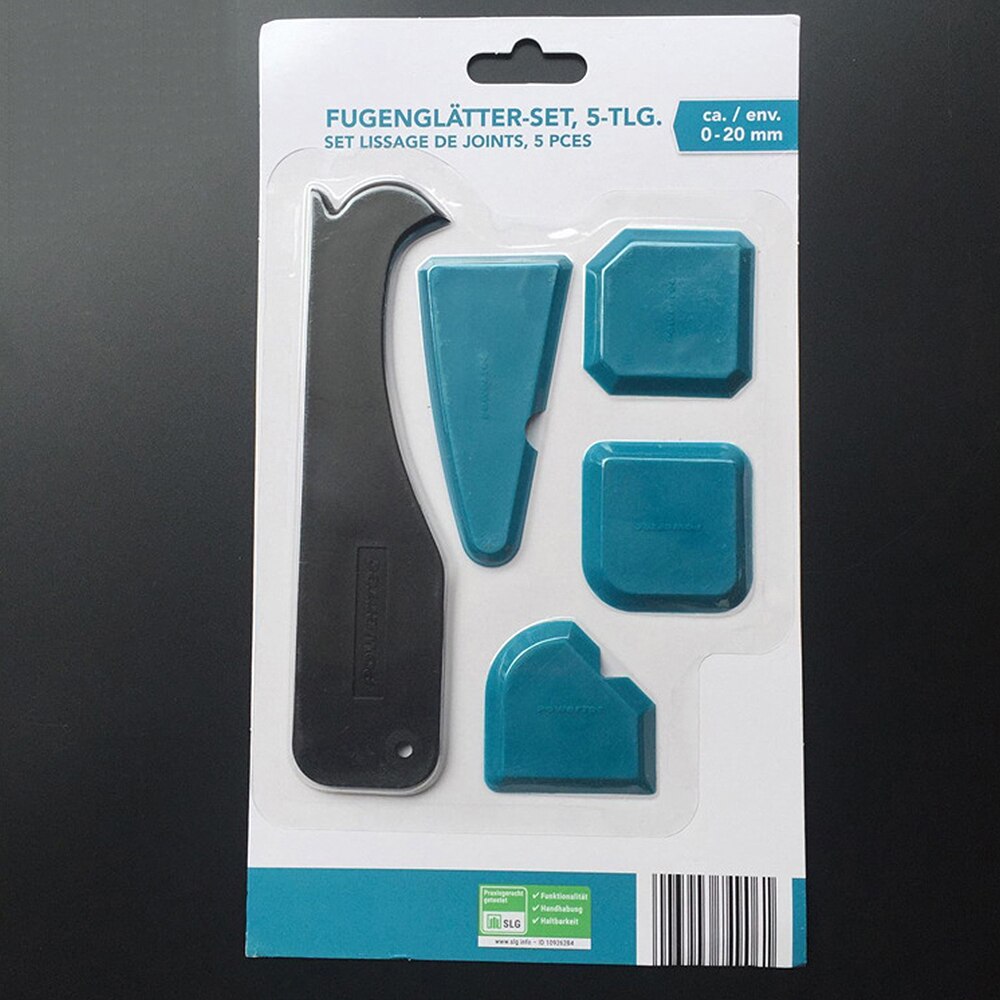 Big 5Pcs Schraper Tool Kit Grouting Set Smoothing Troffel Grout Remover Siliconen Gezamenlijke Joint Filler Smoothing Spatel