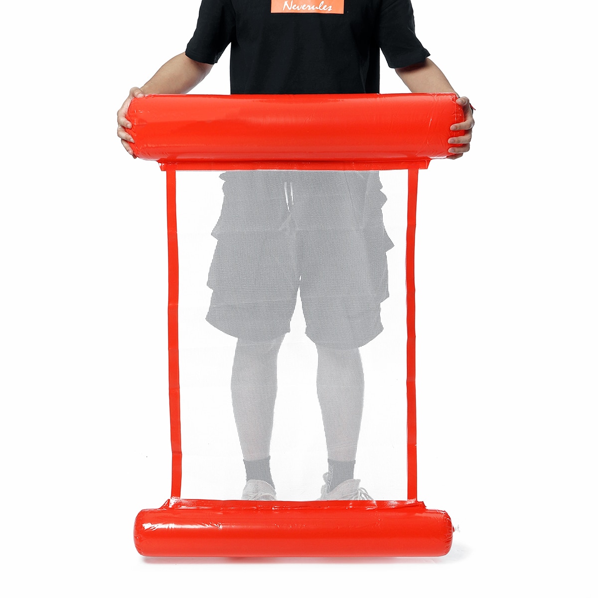 Uppblåsbar flytande säng flytande pool nudlar skum sling mesh flytande stol nät pool fest barn säng matta avkoppling
