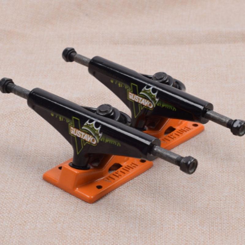 2 Stuks Professionele Skateboard Trucks Straat Borstelen Bruggen 5Inch Vrachtwagens Skateboard Brug Vis Board Beugel