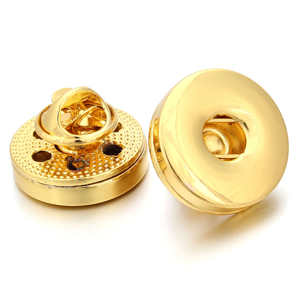 Snap Sieraden Trendy Snap Charm Broche voor Vrouwen Mannen Fit 18mm Metal Charms Button Snaps DIY Sieraden Fitting