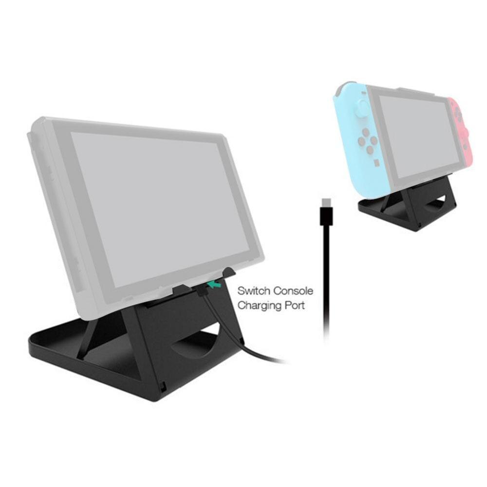 Nintendo Switch Console Folding Stand Dock Adjustable Support Compact Bracket for Nintendo Switch Accessories