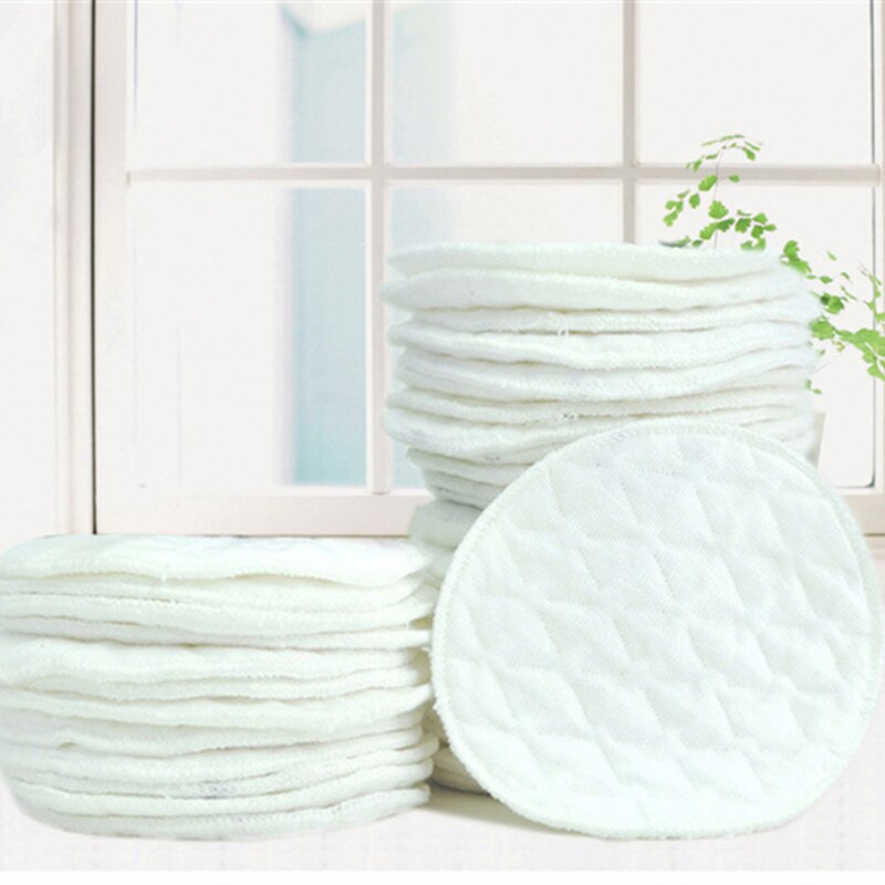 6pcs 11cm cotton spill pads anti-galactorrhea washable nursing breast pads spill prevention breast pad for mommy breast reusable