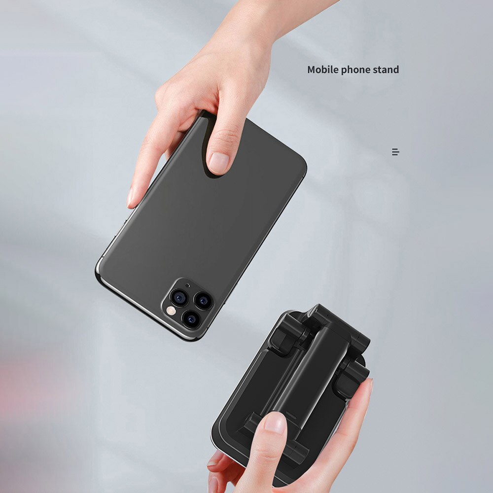 Fdgao draadloze opladerstandaard draagbare telefoonhouderbeugel 2 in 1 10w qi snellaadstation voor airpods pro iphone samsung