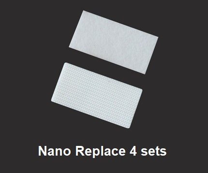 Chihiros Borstel Algen Verwijderen Magnetische Cleaner Brush Voor Aquarium Water Plant Reef Marine Sterke Borstel Aquarium Mini Nano: 4 sets replace Nano