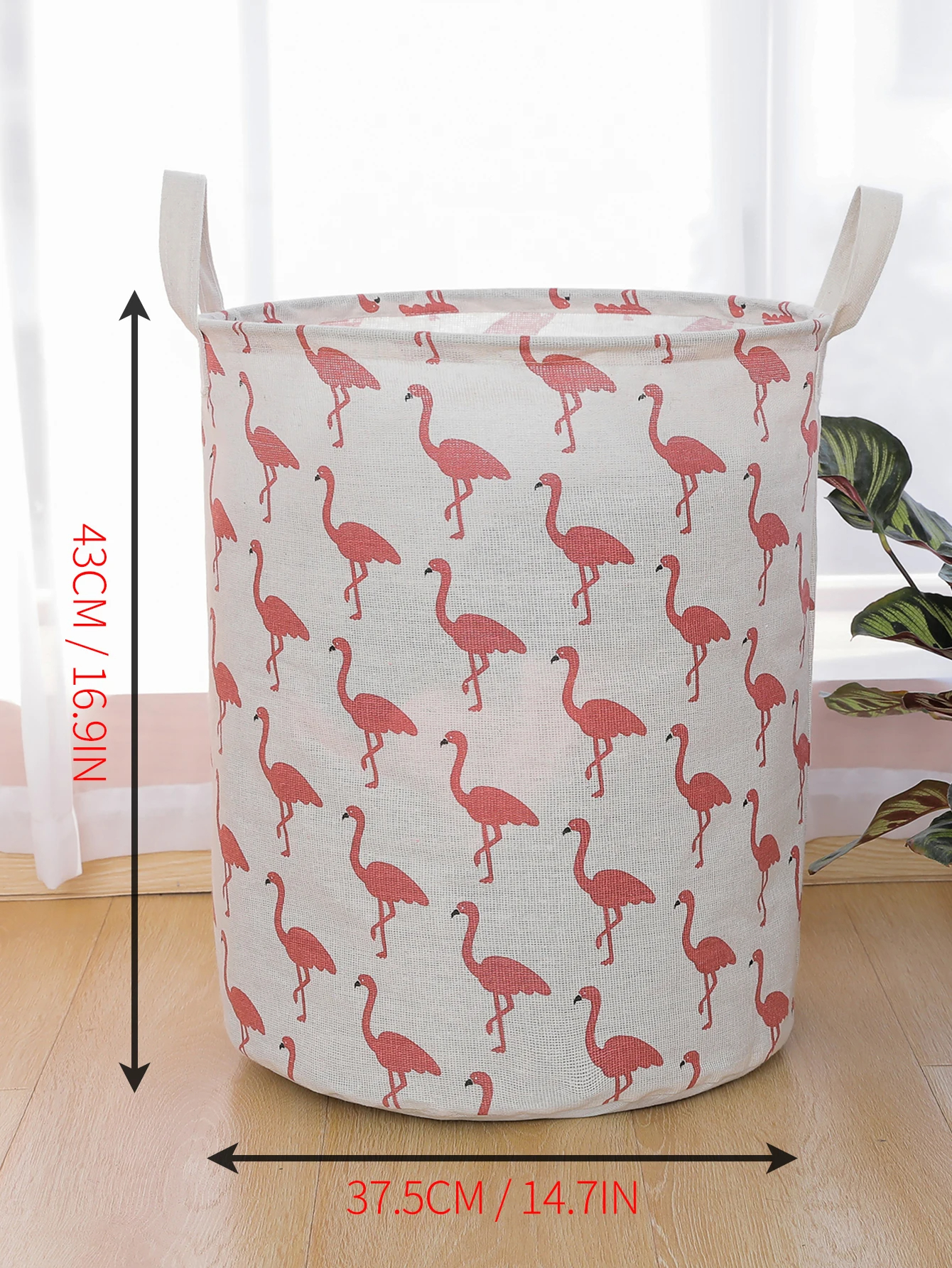 1PC Print Wasmand Opvouwbare Thuis Opbergtas Draagbare Katoenen Linnen Mand Waterdichte Vuile Speelgoed Kleding Emmer Organizer: YELLOW