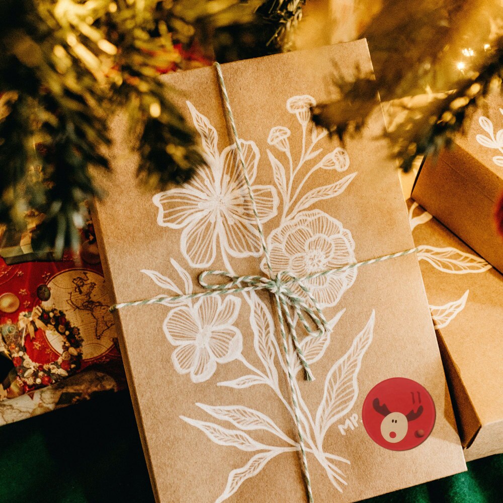 10 Vellen Zelfklevende Afdichting Stickers Kerst Cadeau Verpakking Zak Stickers