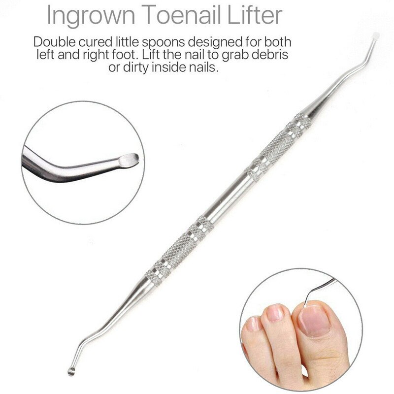 Pedicure Tools Ingrown Toenail Tools Kit Nail Care Ingrown Toenail Removal Correction Clippers Foot Care 12 Pcs/Set