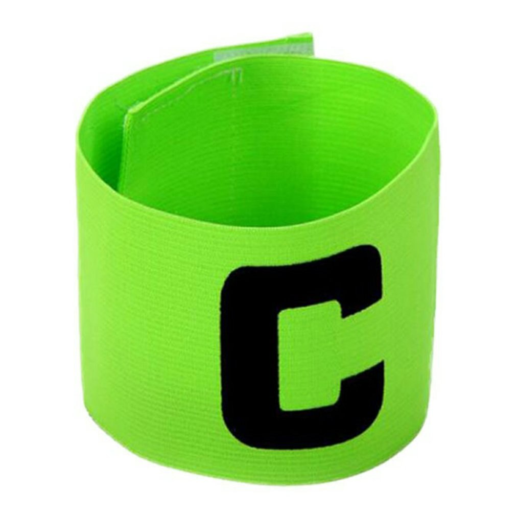 Voetbal Captain Armband Arm Band Leider Concurrentie Voetbal Voetbal Captain Armband Groep Armband Voetbal Training: green