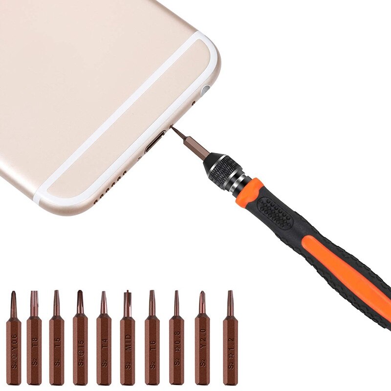 24 Mobile Phone Repair Kits, Precision Screwdriver Set with netizer, Fixed Tool Kit for Electronic Repair Equipment