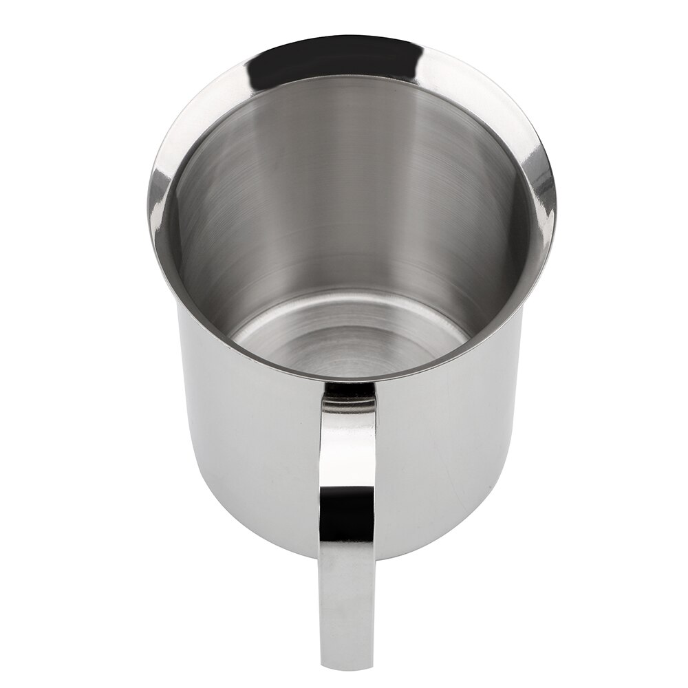 HOOMIN Manuelle Milchaufschäumer Doppel Mesh Milch Creamer 400/800ML Edelstahl Milch Schaum Mesh Kaffee Schäumer Kaffee mixer