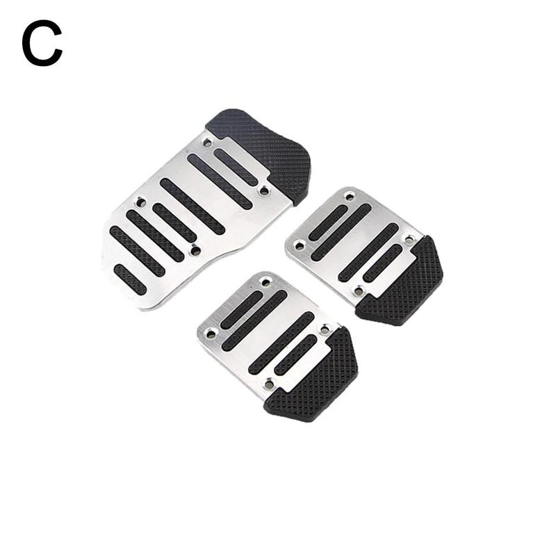 Cubierta antideslizante Universal para Pedal de freno de Gas, accesorios de piezas de repuesto para automóviles, Universal, 3 unids/set por juego: C