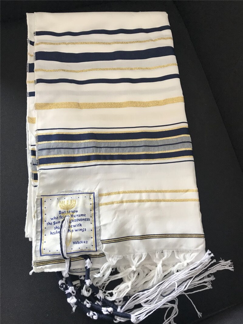Messianic Christian Shawl/Tallit The Messiah Tallit Prayer Shawl Scarf 180x130cm (72 x 51 Inches)