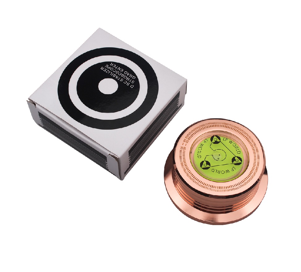 3- in- 1 -plattenklemmung aus aluminiumlegierung zur stabilisierung und zum ausbalancieren von schallplatten für plattenspieler und phonographen