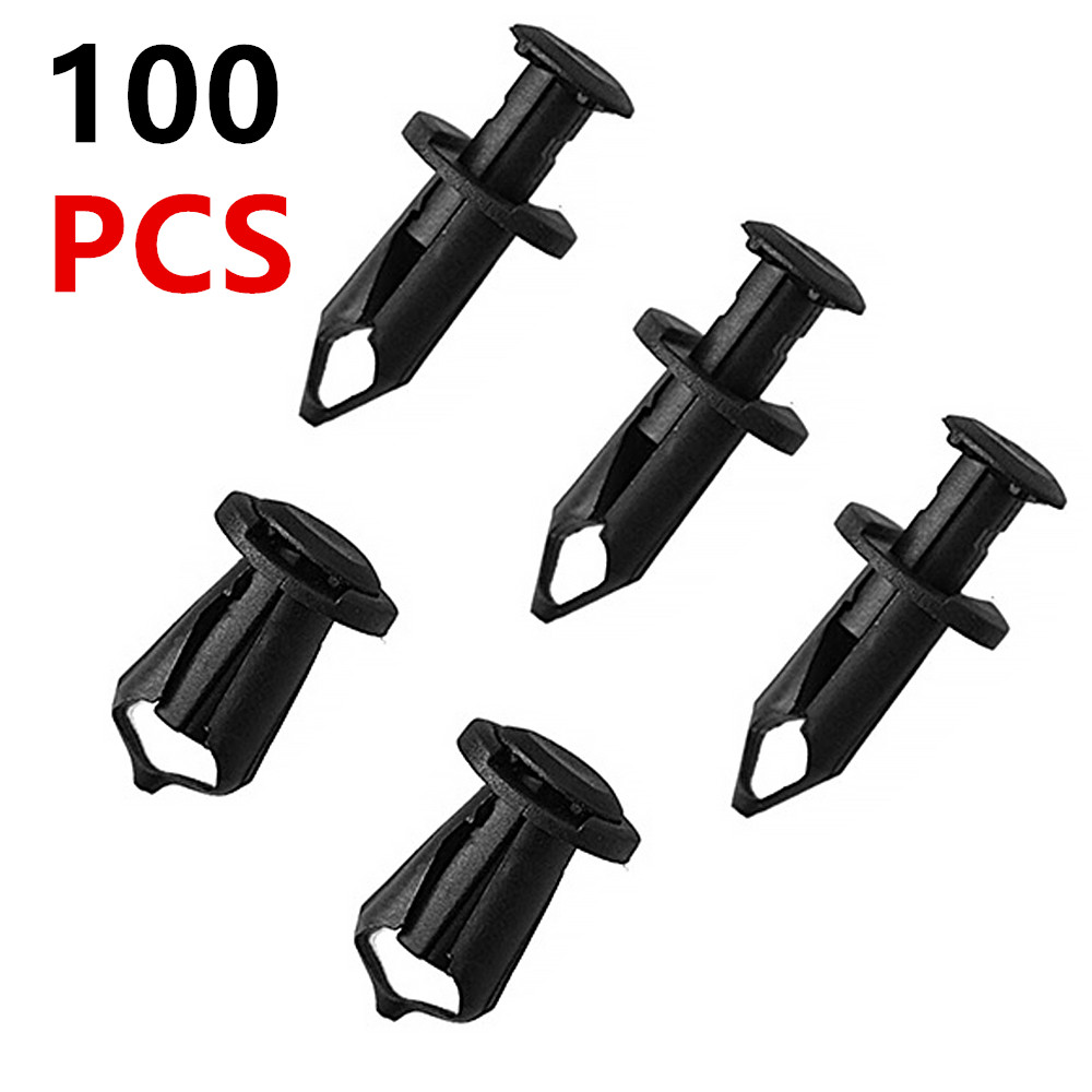 Clips de guardabarros de plástico UTV, remaches de cuerpo para Polaris Ranger RZR, Scrambler Sportsman Trail General Boss, 100 Uds.