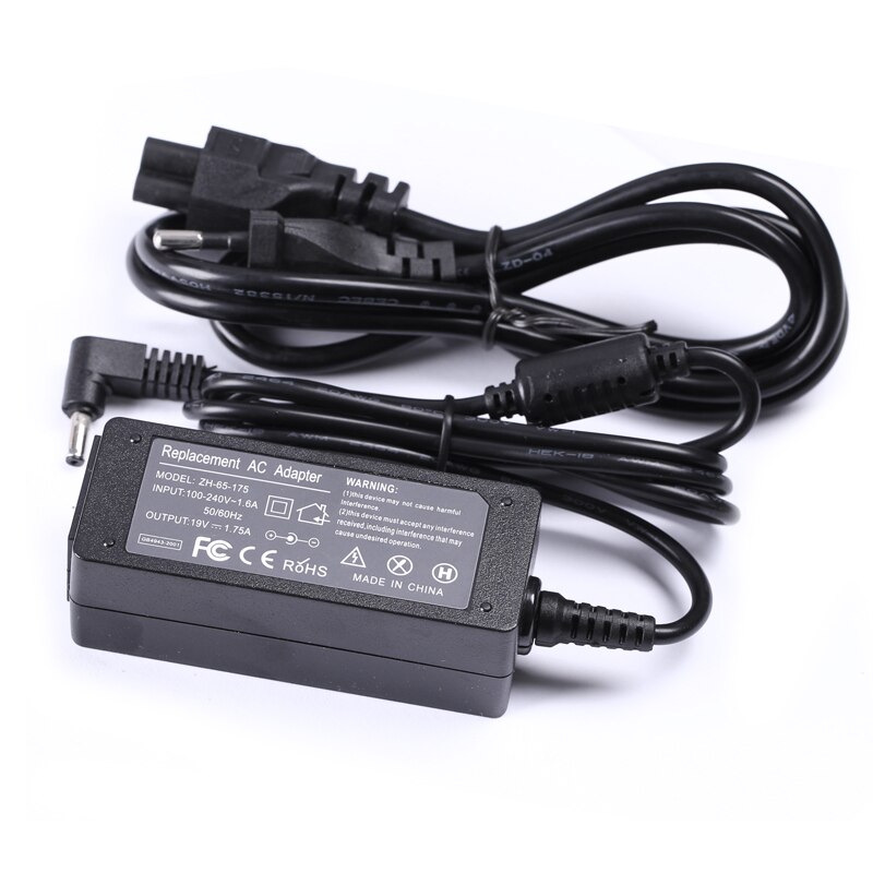 19V 1.75A 33W Ac Laptop Power Adapter Oplader Voor Asus Ultrabook S200 S200E X200T F201E Q200E X201E X202E s200L 4.0Mm * 1.35Mm