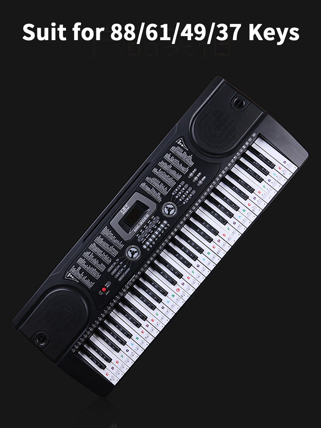 Noder til klaver klistermærker keyboard tilbehør musikinstrumenter dele beskyttelse synthesizer 88 61 tangenter