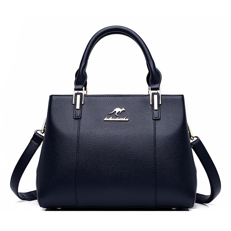 Enkele Schoudertas Vrouwen Trend Mode Messenger Bag Grote Capaciteit Leisure Vrouwen Mummie Outdoor Handtas: Blue.