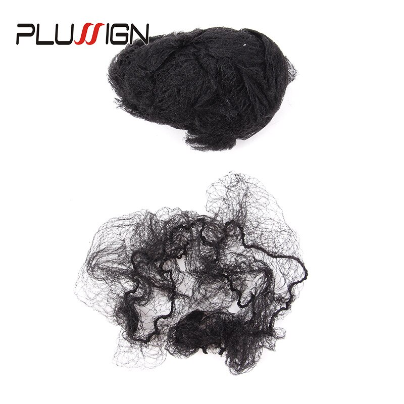 Plussign 20Stck Lange Haarnetz Für Lange Haare Und Perücken Rand Gittergewebe Unsichtbare Haar Netze Schwarz Perücke Kappen 7Mm See Haar Netz Für Schlaf