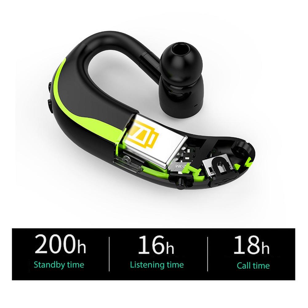 1pc f600 kabellose bluetooth-freisprech-ohrhörer mit ohrbügel, sport- und business-headset