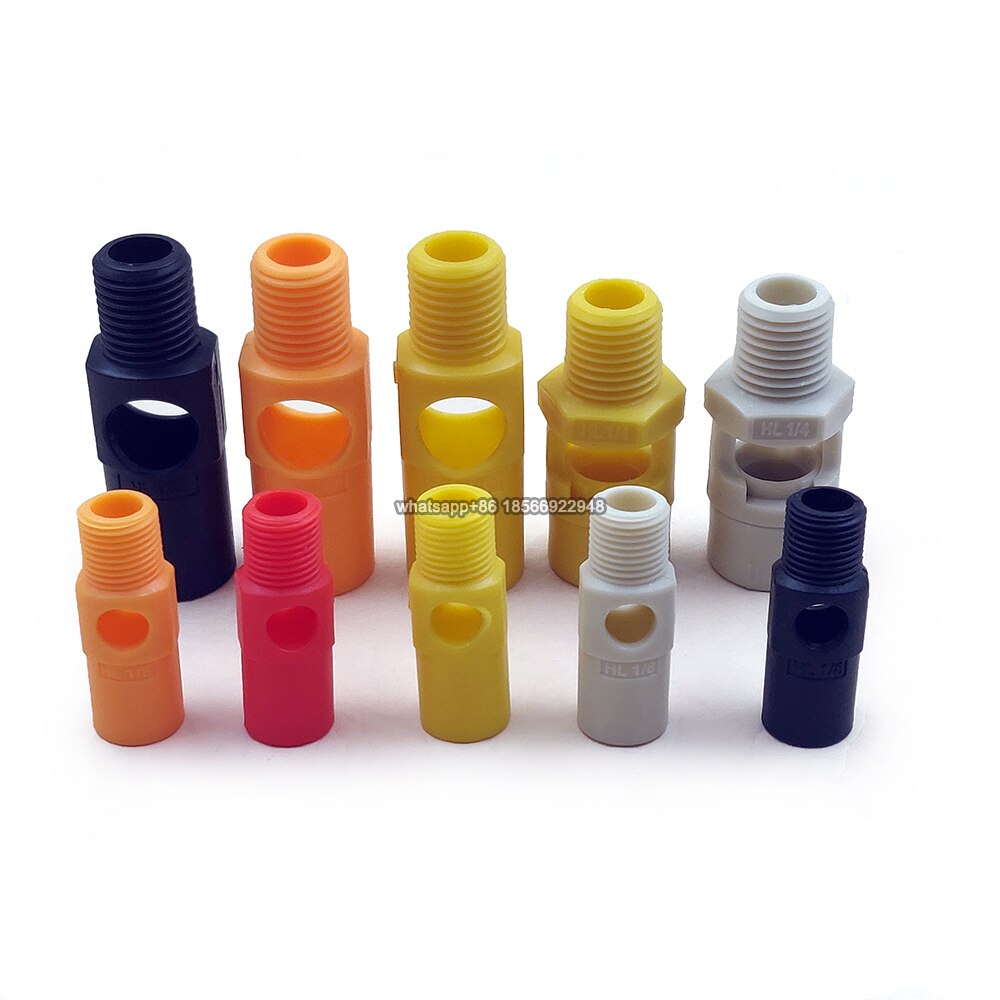 Mini Plastic PP Venturi Mixing Jet Nozzle Plastic Eductor Nozzle Flow Mixed For Plating Tanks Fertilizer Tank
