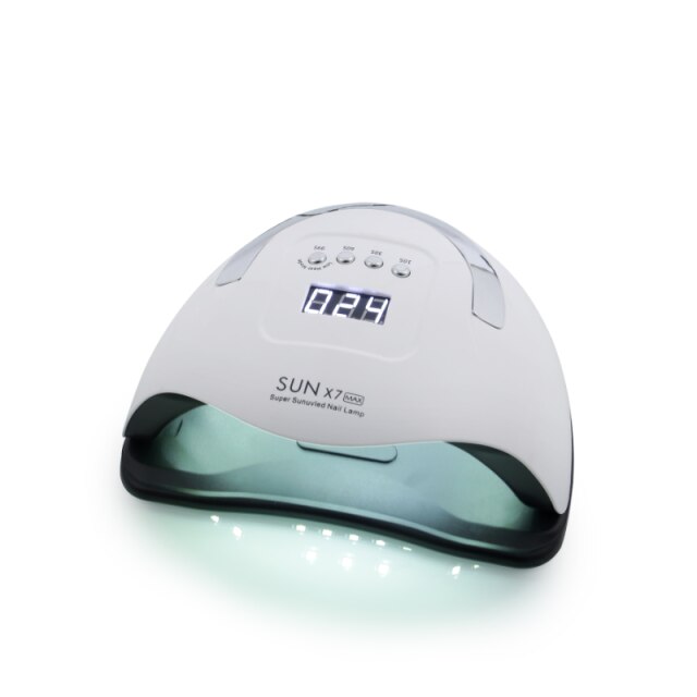 SUNX5 Max LED Lamp Nail Dryer 45 LEDs UV Ice Lamp For Drying Gel Polish 10/30/60/99s Timer Auto Sensor Manicure Tools: SUN X7 MAX / UK