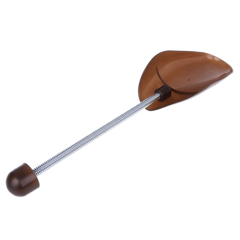 Uomini Caricato A Molla di Plastica Mens Forme per Scarpe Supporto della Barella plasmatore di Plastica di Nuovo Modo di Alta Qualità Maschile Scarpe Alberi Marrone