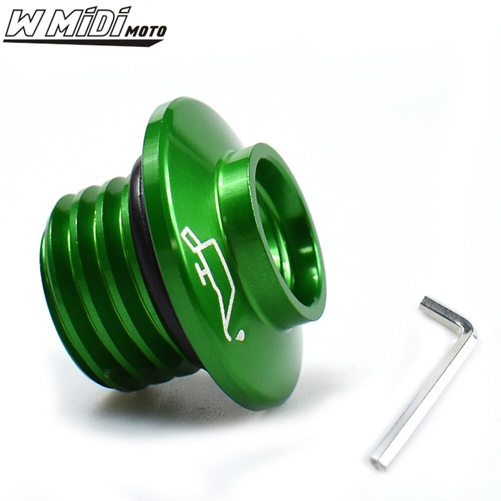 Motorolie Plug Cover Protector Voor Ducati Supersport 939/S X Diavel/S Voor Honda CB125F CB300F CB300R neo Sport Cafe Cb 125F: Green