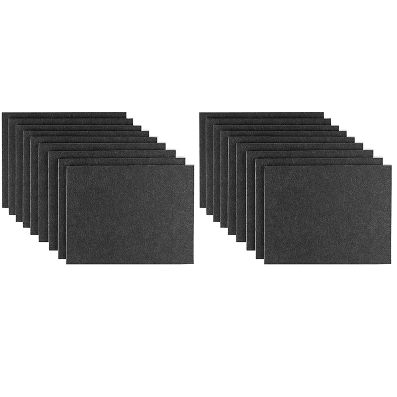 18 Stuks 8 Inch X 6 Inch X 1/5 Inch Meubels Viltjes Zelfklevende, cuttable Vilt Stoel Pads, Anti Scratch Floor: Default Title