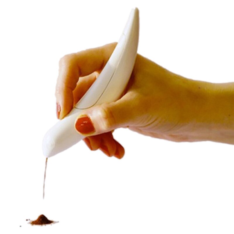 Bolígrafo utensilio para decorar café, herramientas de repostería para hornear, café, especias para pastel, bolígrafo eléctrico Latte