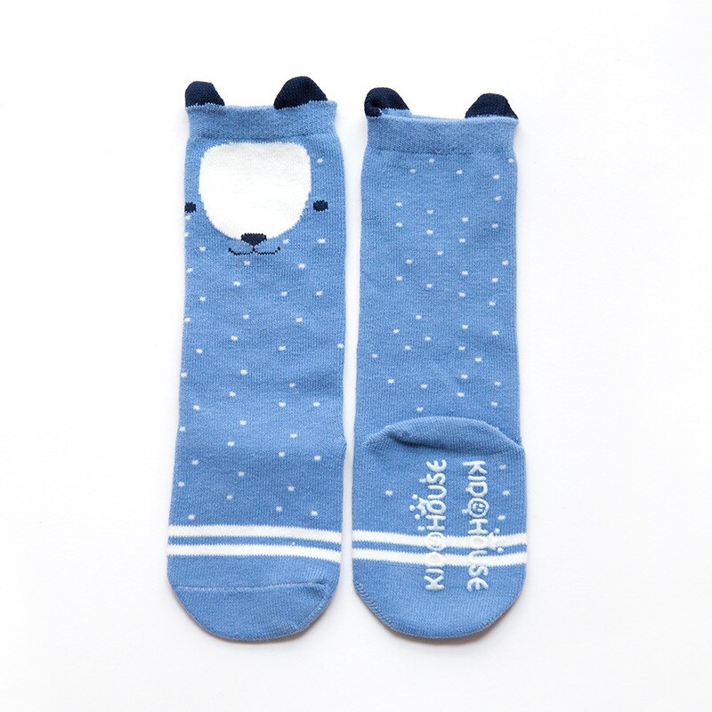 unisex Baby Jungen Karikatur Lange Socken Für freundlicher Frühling Herbst Baumwolle Ebene Baby Knie Hohe Bein Warme Anti Unterhose Gummi sohle Socken: 5 / 2-4 Jahre
