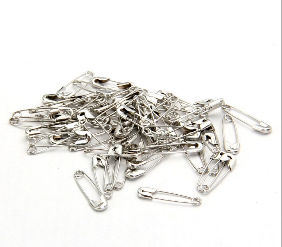 Goupille de sécurité de , épingle à outils, 100 pièces/lot, 22mm, or argent Accessoires pour outils de couture, vêtements, bricolage