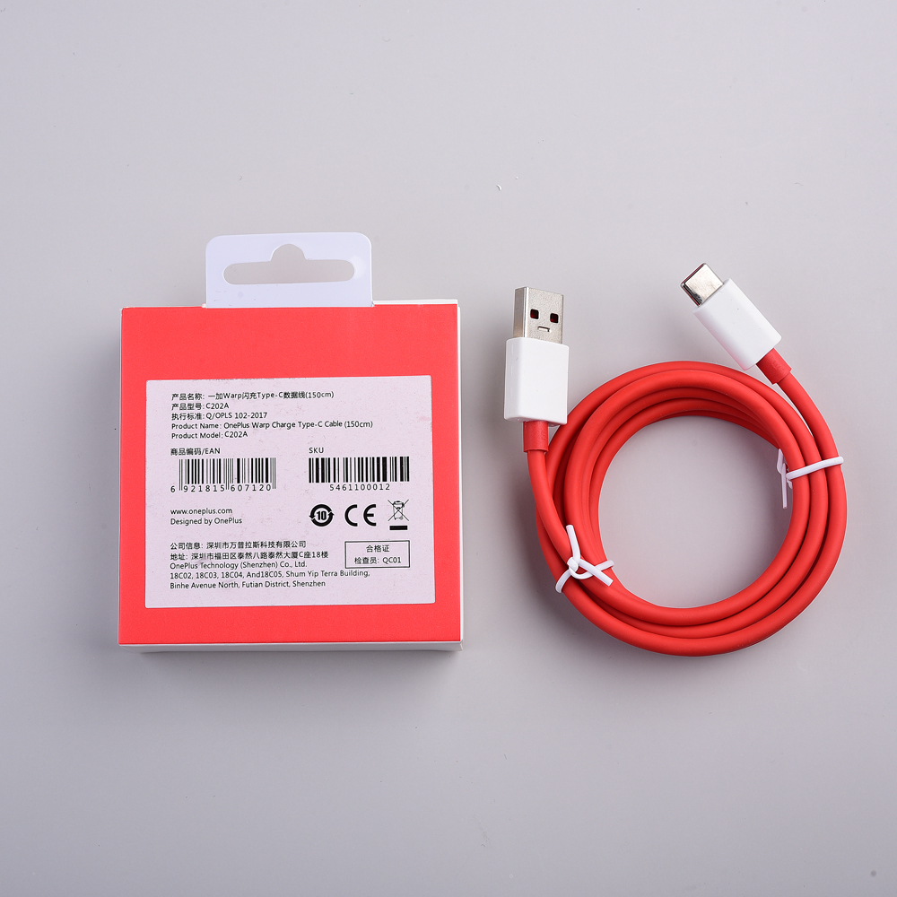 Oryginalna ładowarka osnowy Oneplus 30W 5V6A Dash Charge 6A typ C kabel USB Dash 150CM dla jednego plus 1 + Nord N10 N100 7 7T 8 8T Pro 6: Cable with box