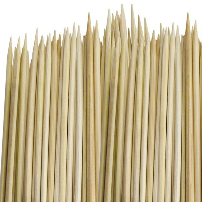 100 x spyd i bambus (kartet) størrelse 250mm