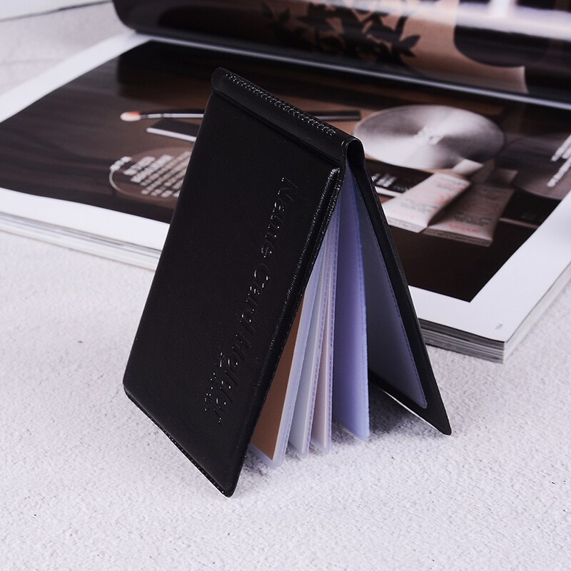 1PC PU Leather 40 Cards ID Credit Card Holder Book Case Keeper Organizer Business Vintage Bag Passport Credit Card Case