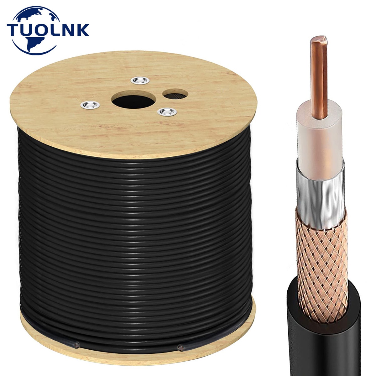 Rg58 förlängningskabel flexibel lågförlust koaxial 4g antenn svart kabelimpedans 50 ohm  rg58 rf koaxial pigtailkabel 10m 15m 20m