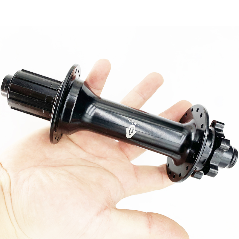 TAOZIK 32 H 36 12 mm 197mm 4 Bearings 6 Paws Rear Fat Bike Ebike Thru Bicycle Hub