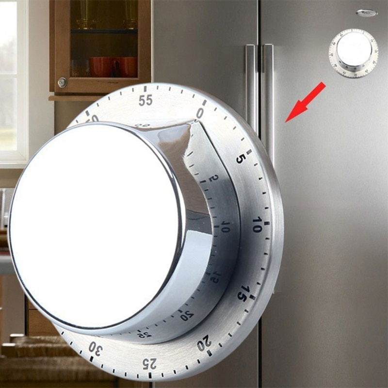 Kitchen Timer Mechanical Timer Alarm Clock Meeting Learning Countdown Timer