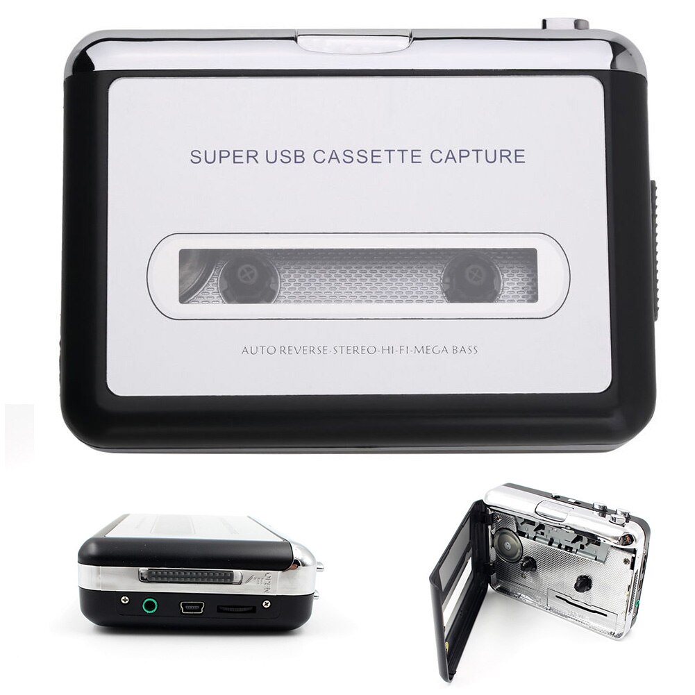 USB cassette playercassette record player PortableB Cassette Player Cassette Recorder Converter Digital Audio Music P
