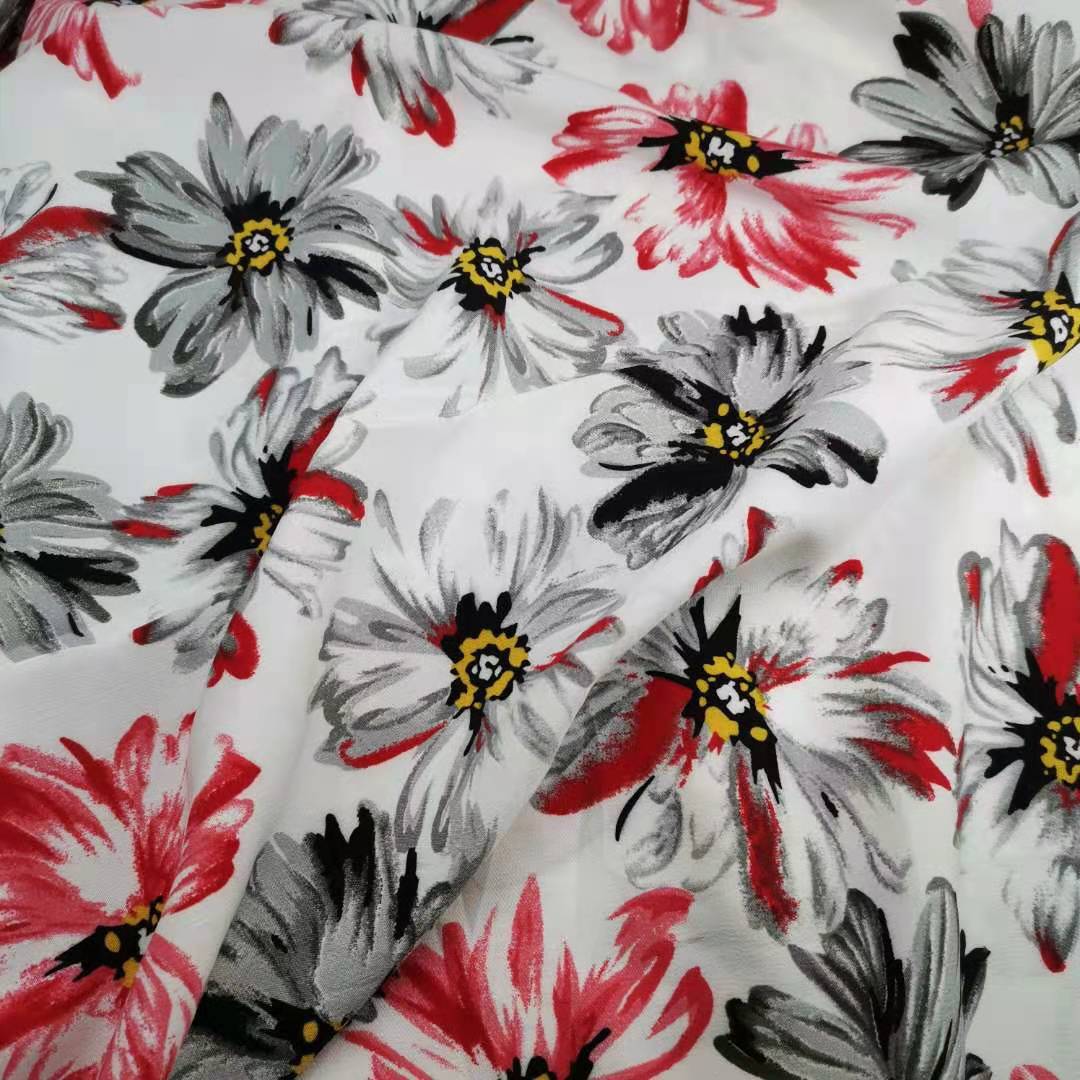 Kjole stof chiffon stretchy jakkesæt stof sommer materiale: 6