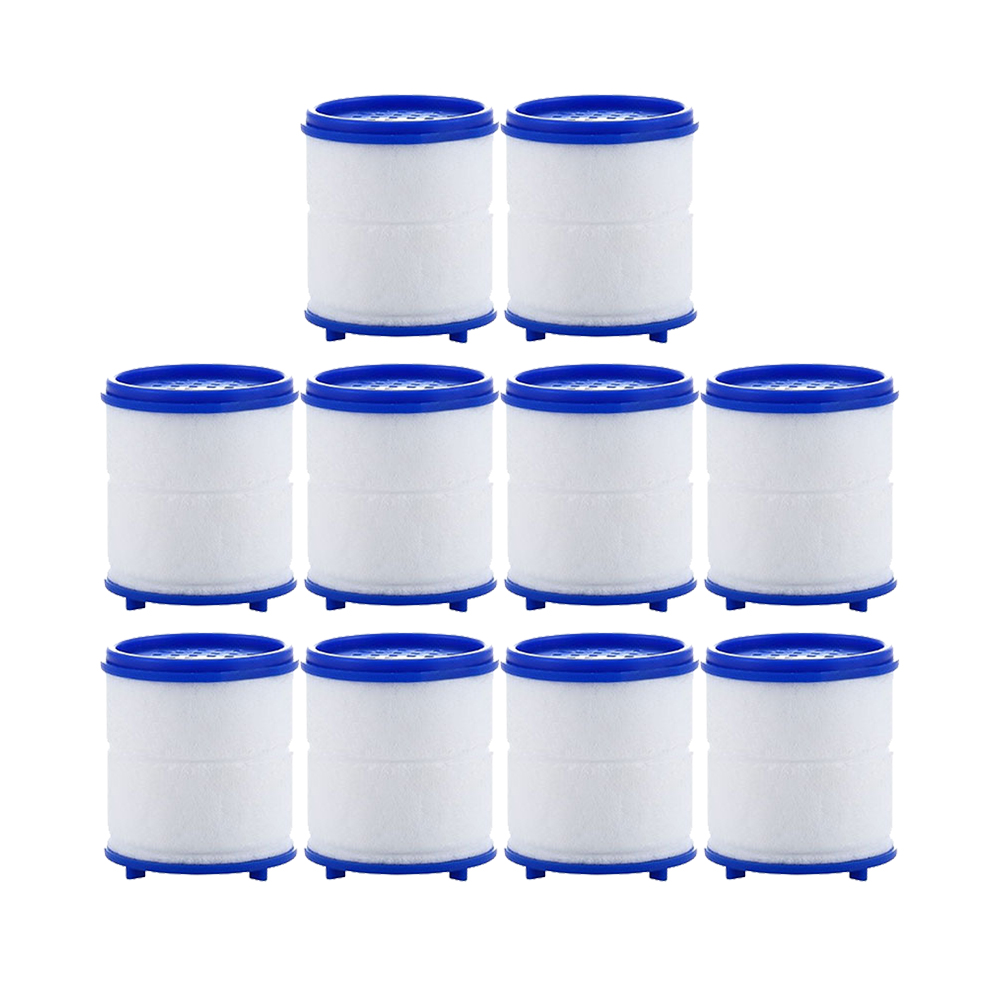 24-2 Stuks Kraan Waterfilter Purifier Element Huishoudelijke Waterfilter Voor Keuken Badkamer Douche 360 ° Verwijderen Chloor Zwaar Metaal: Light Grey