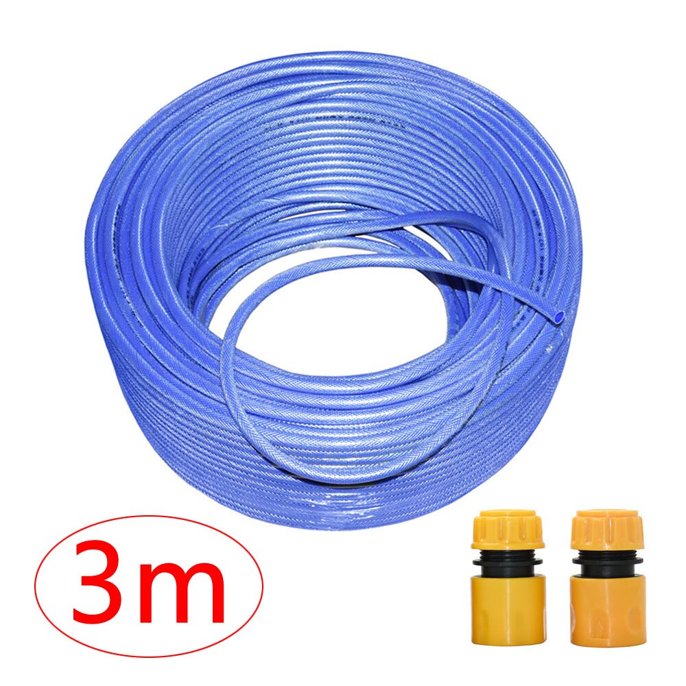 3m-20m Garden Irrigation Watering Hose With 1/2 Connector PVC Car Wash Garden Water Pipe Plants Flower Sprinkler Tools: 3m