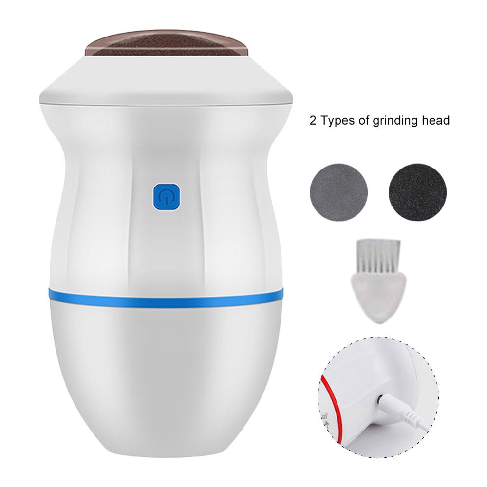 Ladattava sähköinen jalkahiomakone viila tyhjiö kuolleen ihon ihokovettuma poistoaine jalka pedikyyri työkalut jalkojen hoito jalka hiomakone