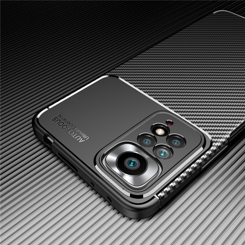 For Xiaomi Redmi Note 11 Pro 5G Case Silicone Carbon Fiber Cover Redmi Note 11 Pro 5G Global Case For Redmi Note 11 Pro 5G Cover