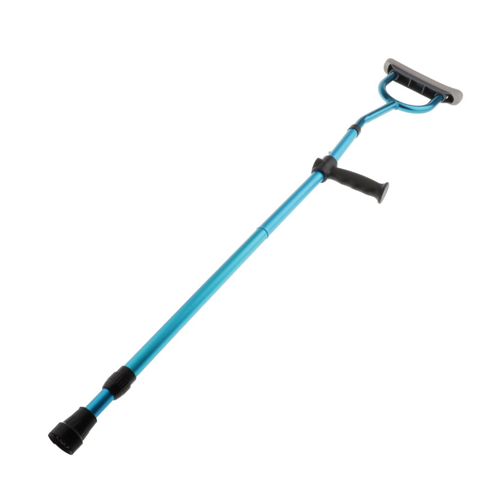 Sammenfoldelige underarmskrykker armhuler ortopædiske gangstave / justerbar højde 112-120cm