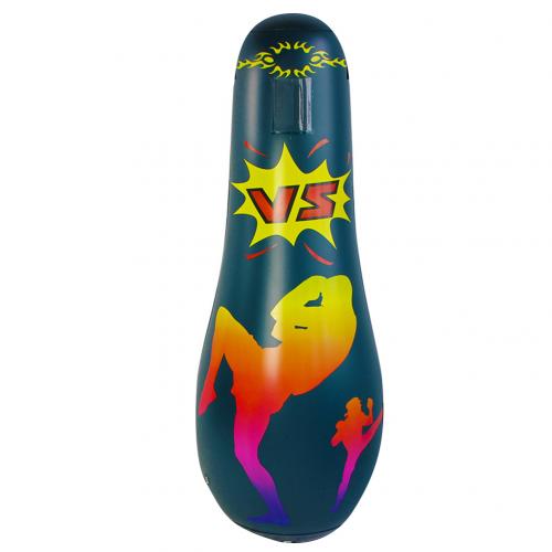 Vaso inflable Unisex para chico, saco de boxeo, saco de arena para niños, gimnasio en casa, Fitness, boxeo, entrenamiento, juguete para aliviar el estrés: 165cm for Adults