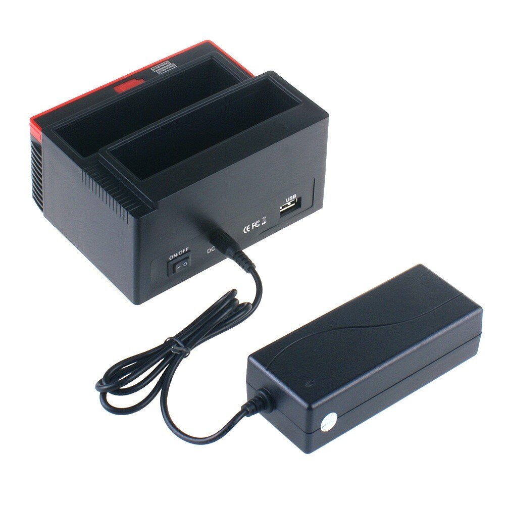 attracco stazione TRIPLO triplicare 3 duro DISK 3,5 2,5 DOPPIO SATA 1 IDE HD scatola