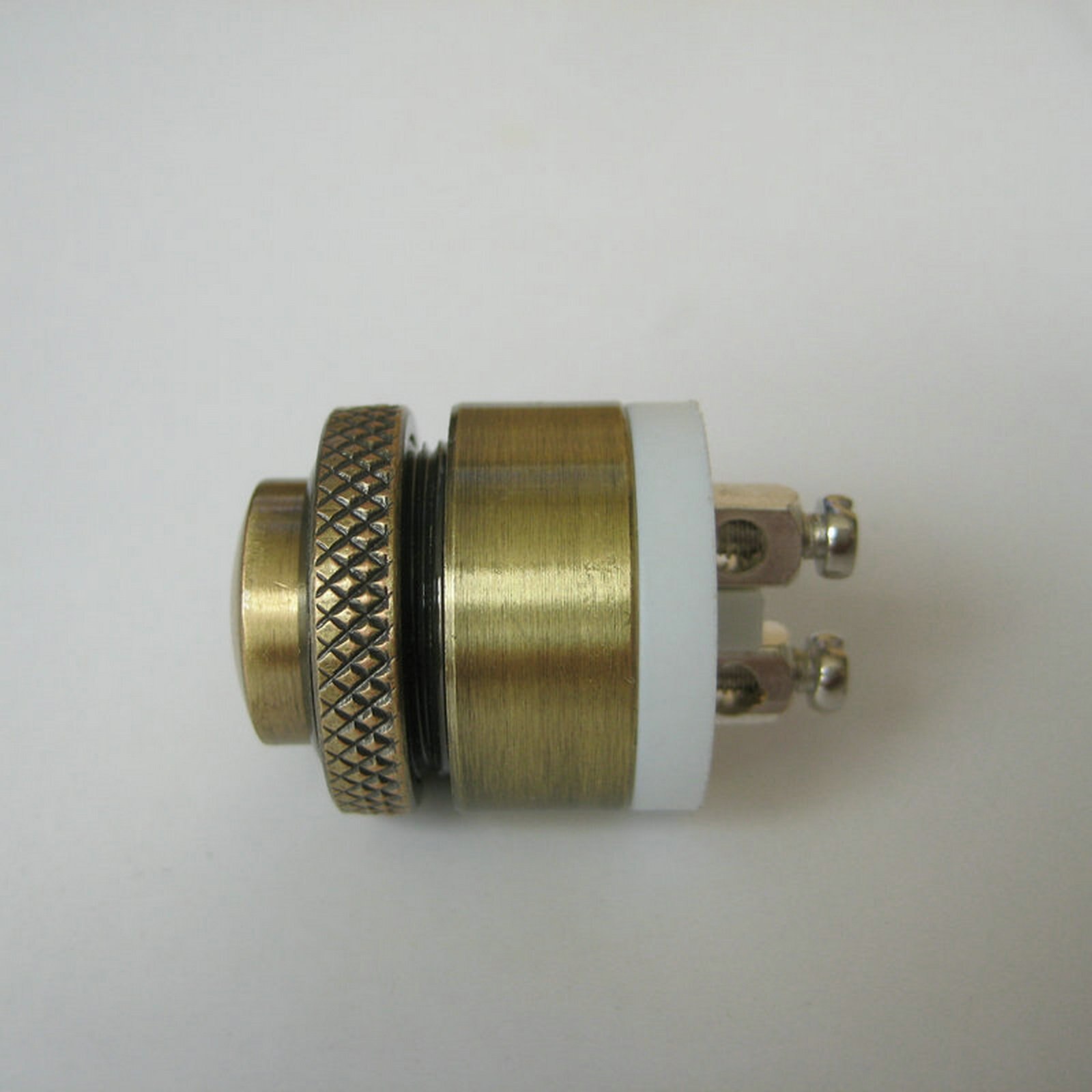 16mm Momentary Brass Metal Waterproof Round Push Button Door Bell Switch for Garage Iron Gate